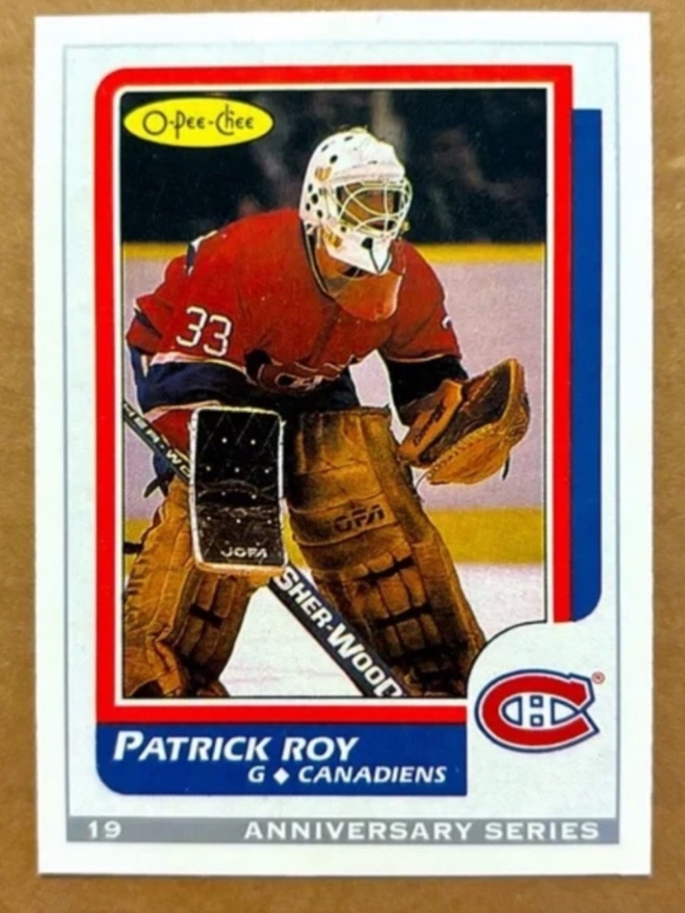 🇨🇦NOW $4🍀 Patrick Roy 1992 OPC  25th Anniversary Canadiens Rookie RC Hockey Card